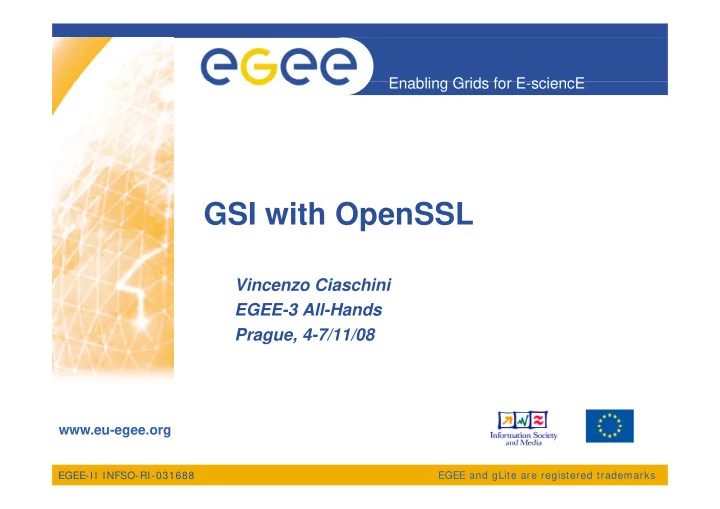 gsi with openssl