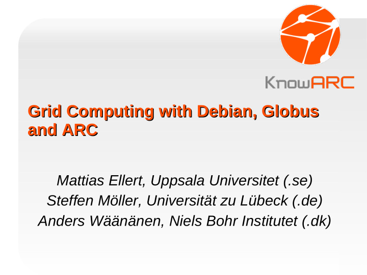 grid computing with debian globus grid computing with