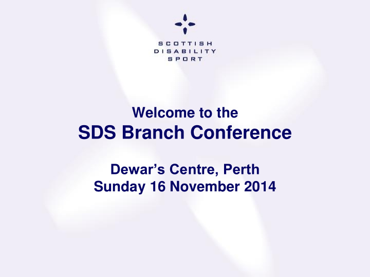 sds branch conference