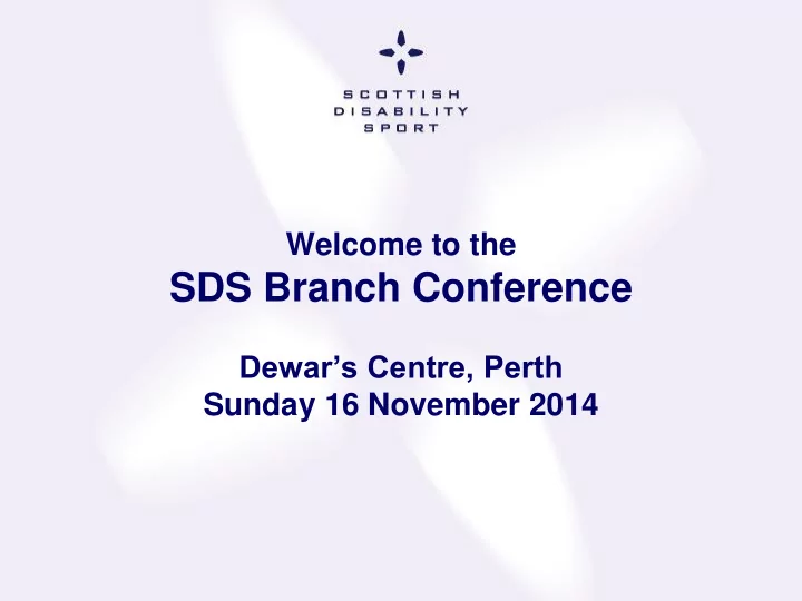sds branch conference