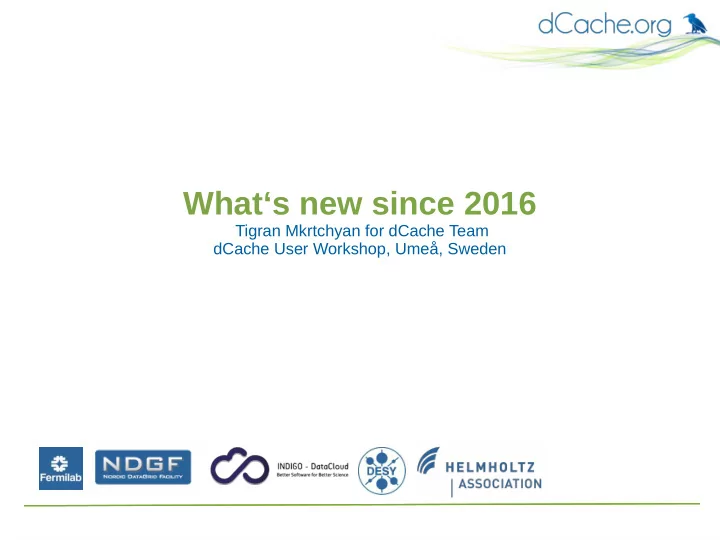 what s new since 2016