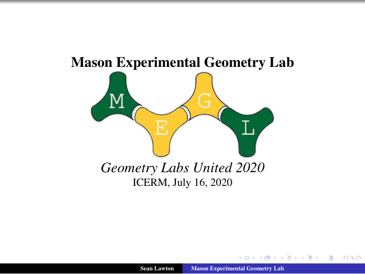 mason experimental geometry lab geometry labs united 2020