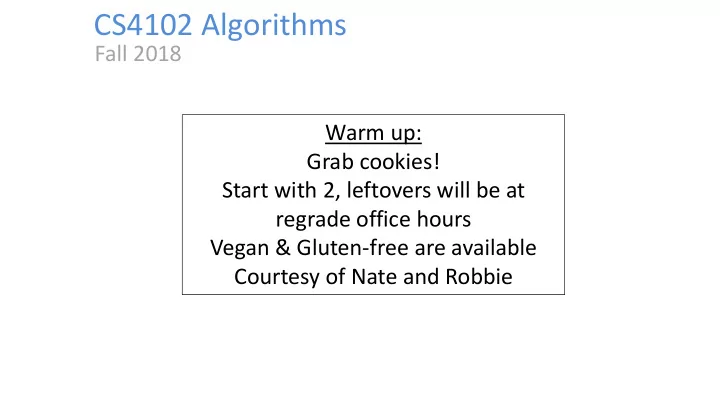 cs4102 algorithms