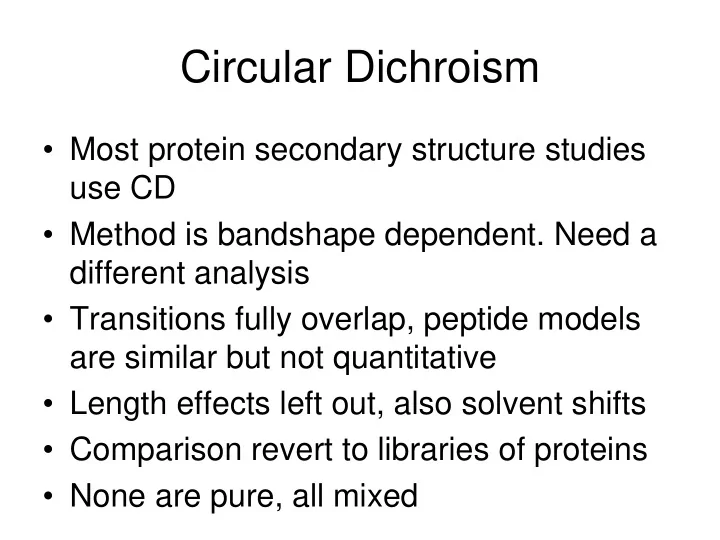 circular dichroism