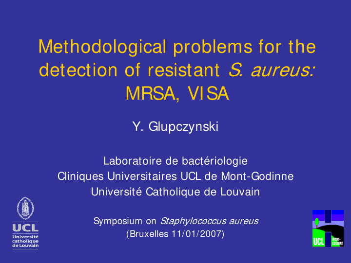 methodological problems for the