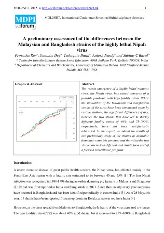 MOL2NET, 2018 , 4, http://sciforum.net/conference/mol2net-04  2  [1. This implies that there were