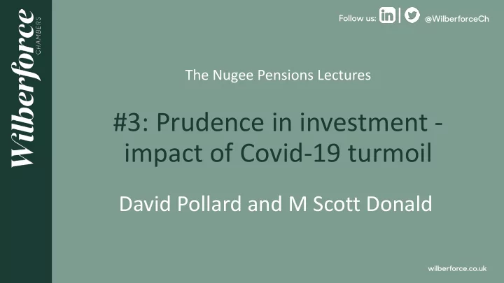 3 prudence in investment impact of covid 19 turmoil