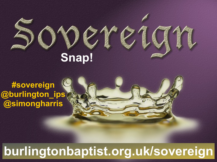 burlingtonbaptist org uk sovereign god s judgement