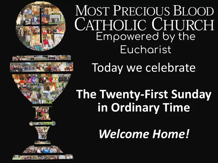 the twenty first sunday