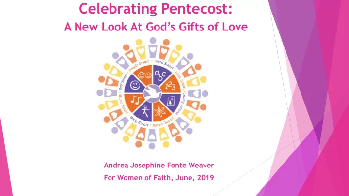 celebrating pentecost