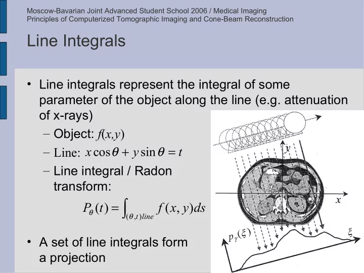 p t f x y ds t line a set of line integrals form a