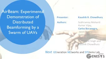 Aerial distributed beamforming  &lt;  2  &gt;  Beamforming concept  &lt;  3  &gt;  The transmitters