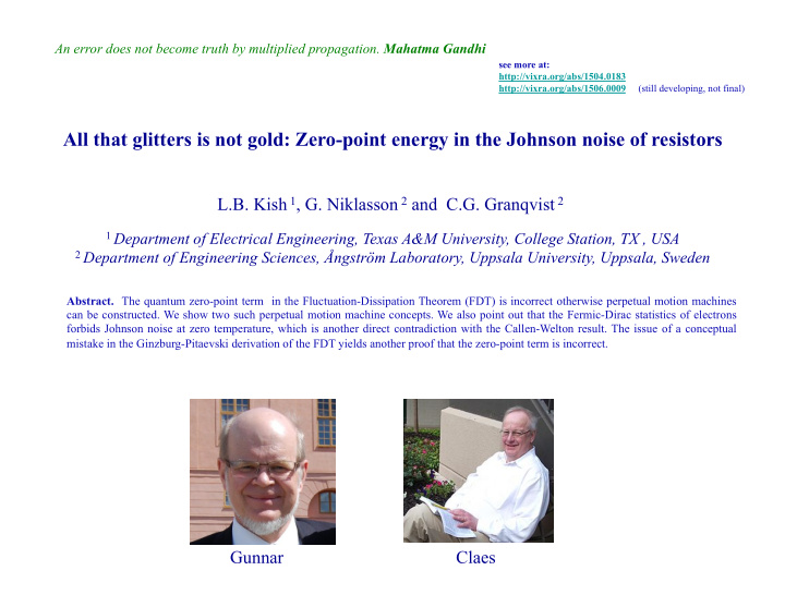 all that glitters is not gold zero point energy in the