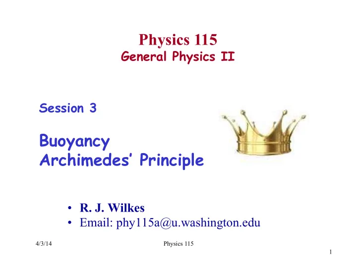 physics 115