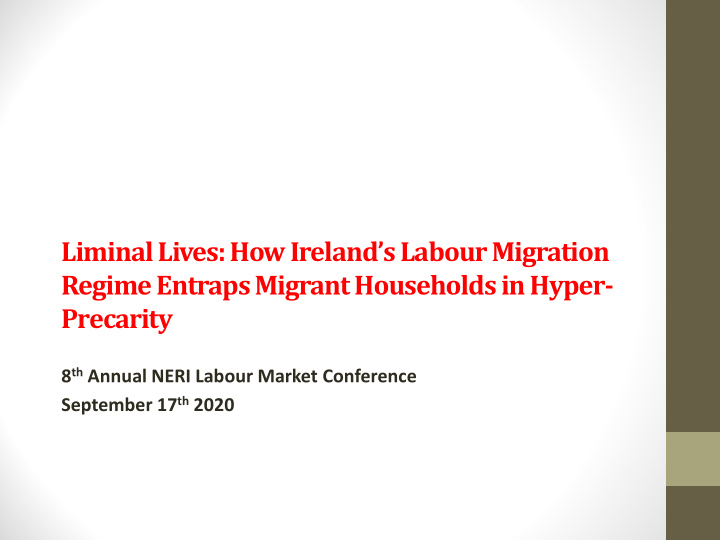 liminal lives how ireland s labour migration regime