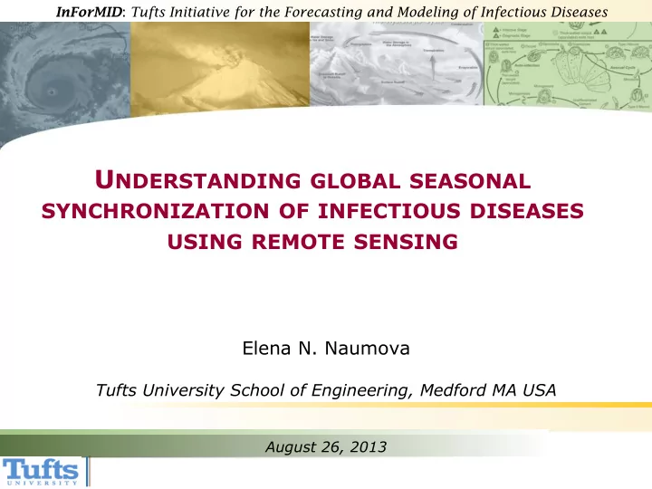 u nderstanding global seasonal synchronization of
