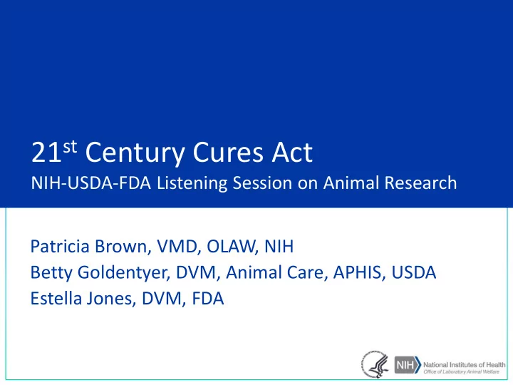 21 st century cures act