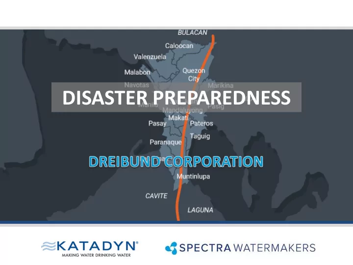 disaster preparedness