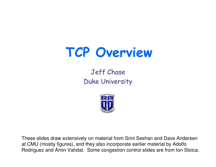 tcp overview