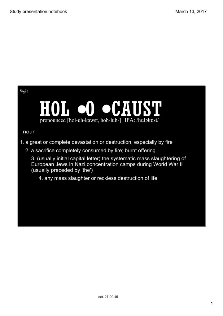 hol o caust
