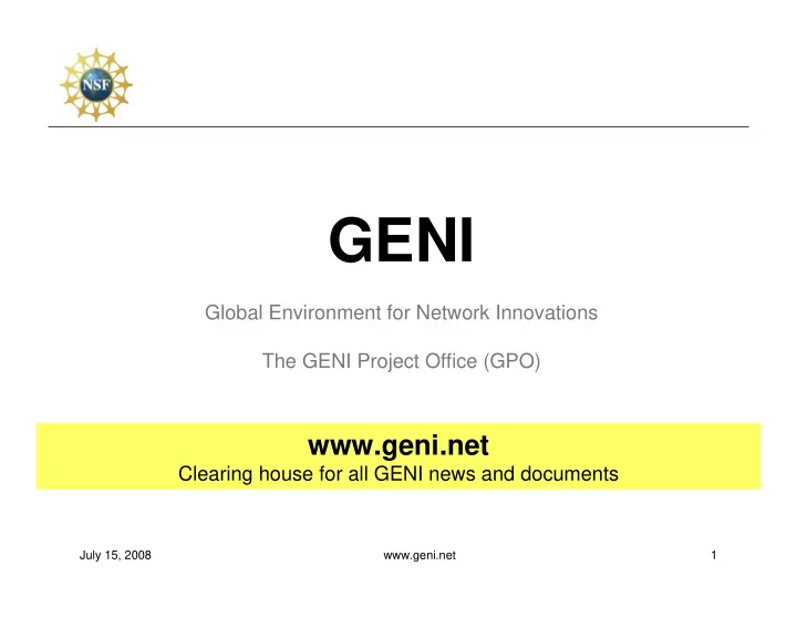 geni