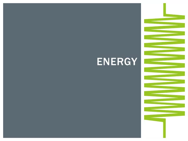 energy