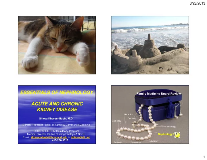 essentials of nephrology