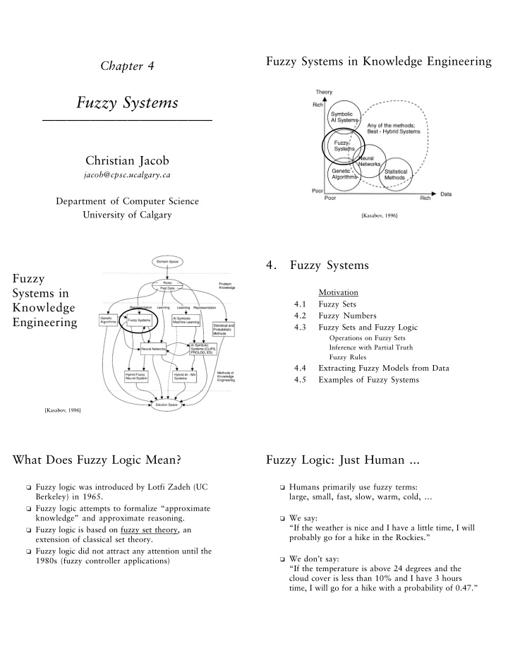 fuzzy systems