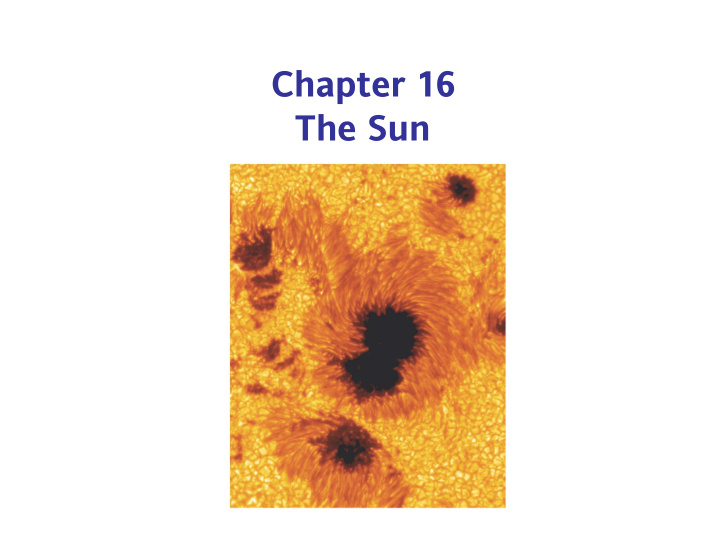 chapter 16 the sun units of chapter 16
