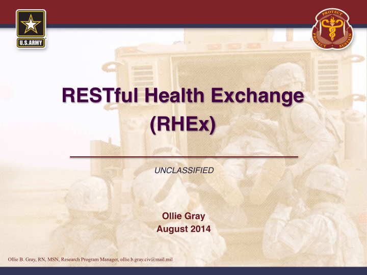 restful health exchange rhex