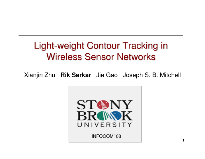 light weight contour tracking in weight contour tracking
