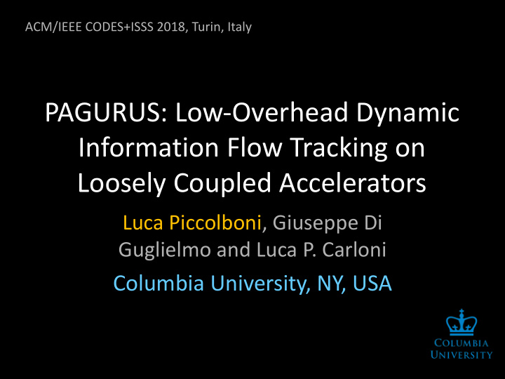 pagurus low overhead dynamic information flow tracking on