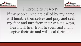 2 Chronicles 7:14 NIV  if my people, who are called by my name,  will humble themselves and pray