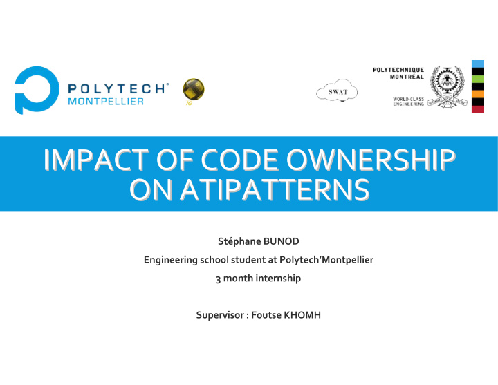 impact of code ownership impact of code ownership on