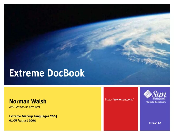 extreme docbook