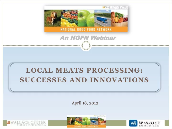 presentation outline