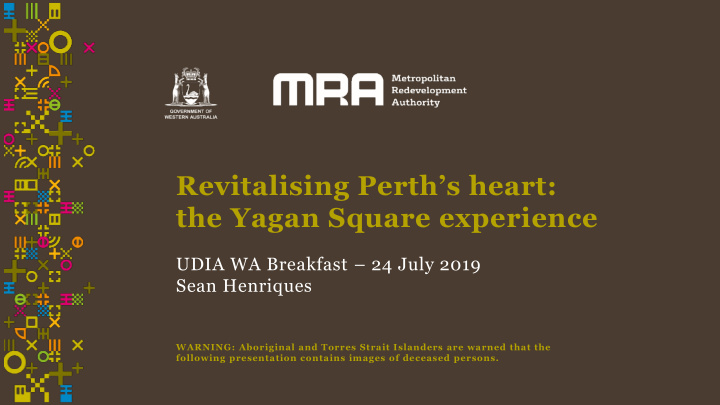 revitalising perth s heart