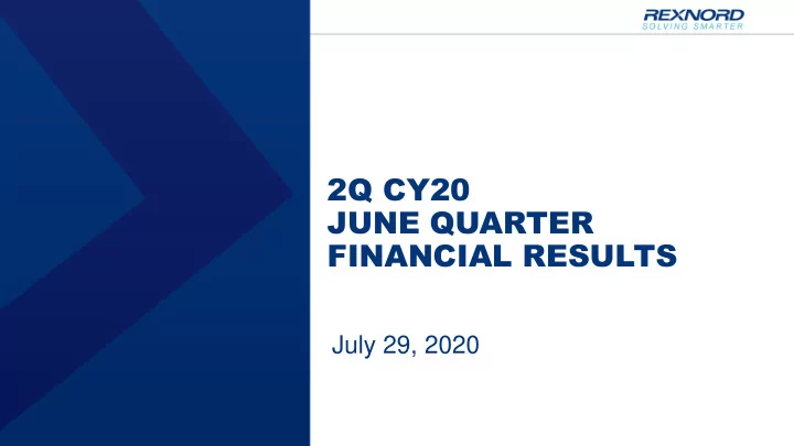 june quarter