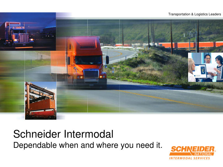 schneider intermodal