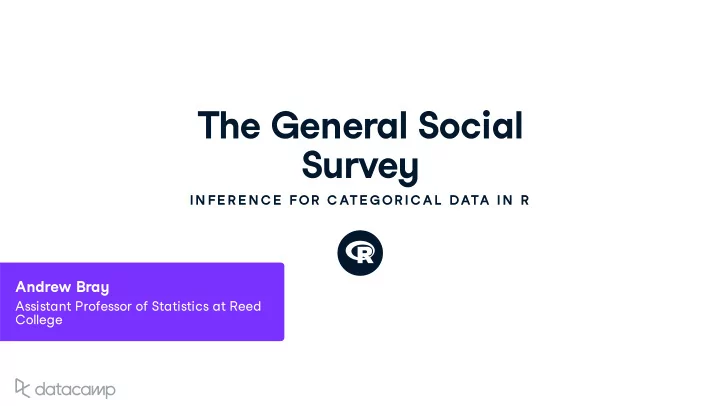 the general social s u r v e y