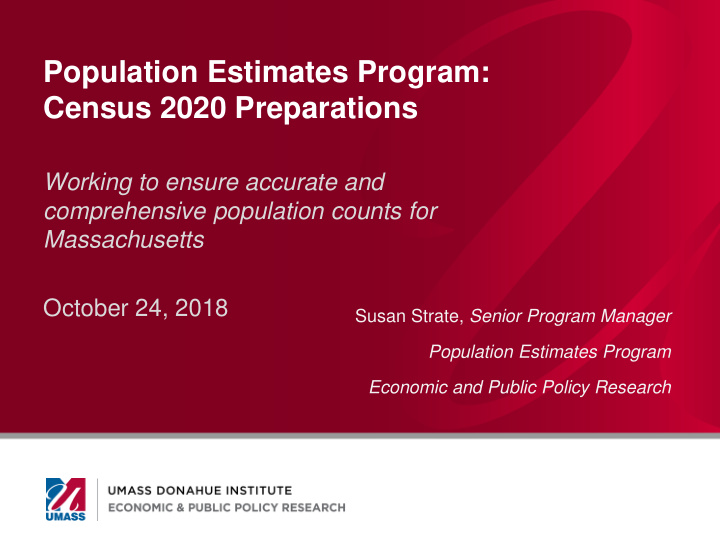 population estimates program census 2020 preparations