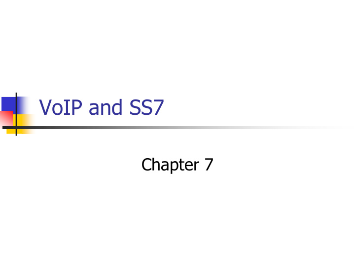 voip and ss7