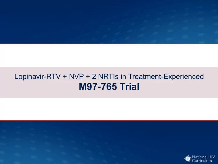 m97 765 trial