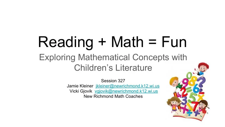 reading math fun