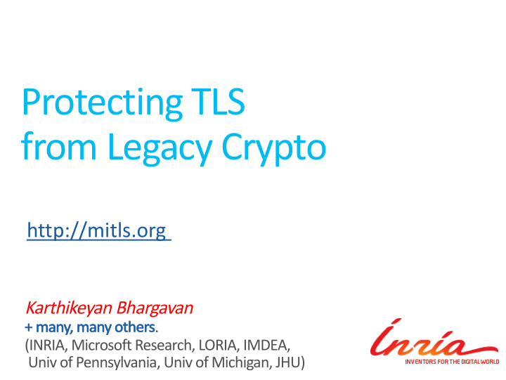 protecting tls from legacy crypto