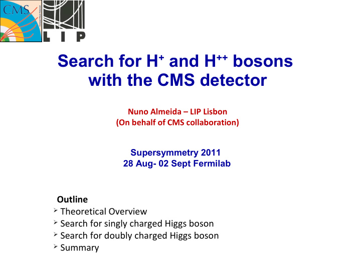 search for h and h bosons with the cms detector