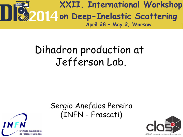dihadron production at jefferson lab