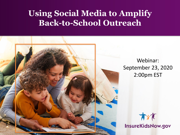 using social media to amplify back to school outreach