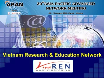 Vietnam Research &amp; Education Network  Contents  History  Infrastructure  Services  Activities