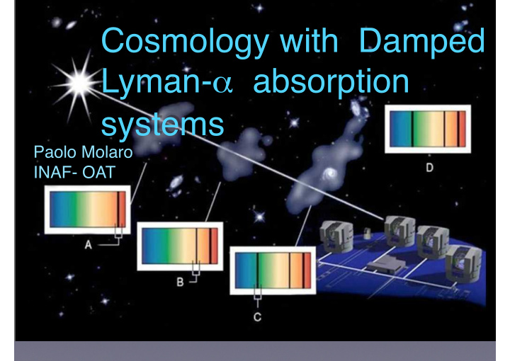 cosmology with damped lyman absorption systems